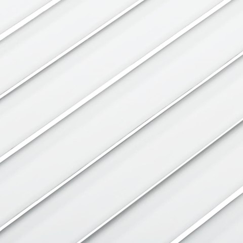VidaXL Drzwi żaluzjowe do szafki, 4 szt., białe, 61,5x59,4 cm, sosnowe