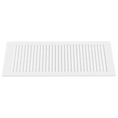 VidaXL Drzwi żaluzjowe do szafki, 4 szt., białe, 99,3x39,4 cm, sosnowe