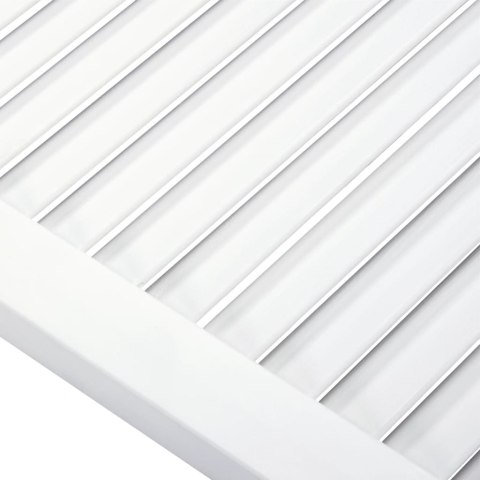 VidaXL Drzwi żaluzjowe do szafki, 4 szt., białe, 99,3x39,4 cm, sosnowe