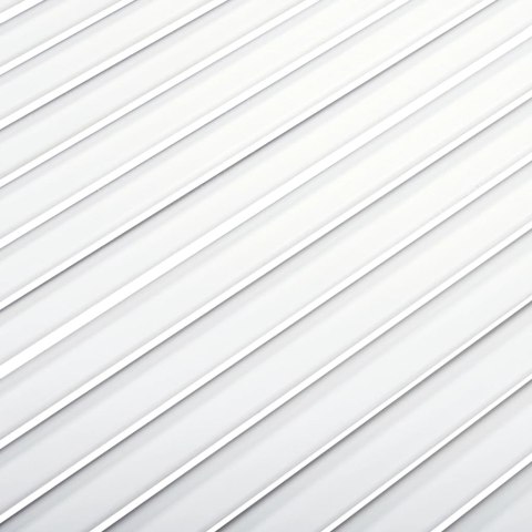 VidaXL Drzwi żaluzjowe do szafki, 4 szt., białe, 99,3x39,4 cm, sosnowe