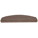 VidaXL Maty na schody 10 szt. 65x24x4 cm Brąz kawowy Półokrągły Duży