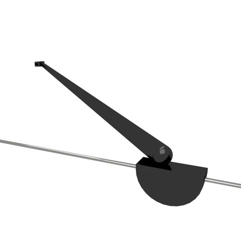 VidaXL Parawan wannowy w paski, 120x68x130 cm, szkło hartowane