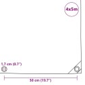 PLANDEKA PŁACHTA 650 G/M² 4X5M
