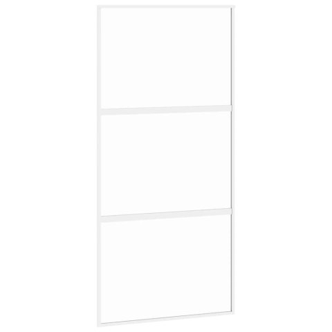 VidaXL Drzwi przesuwne, złote, 102,5x205cm, szkło hartowane, aluminium