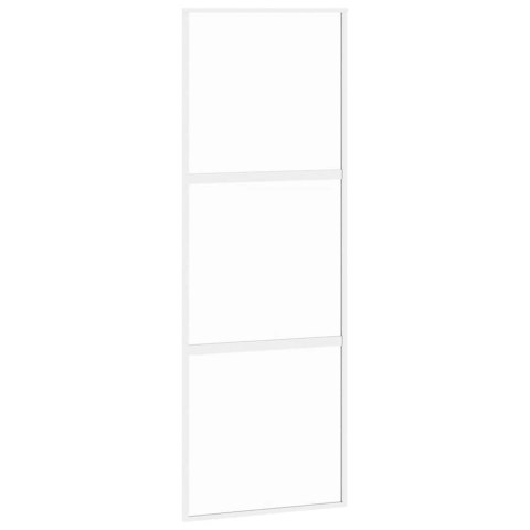 DRZWI PRZESUWNE ZŁOTE 76X205CM SZKŁO HARTOWANE I ALUMINIUM