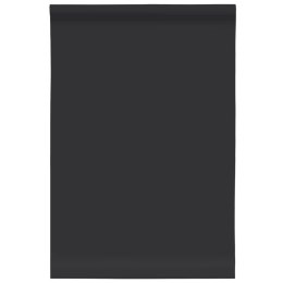 VidaXL Naklejka na meble samoprzylepna matowa czarna 90x500 cm PVC
