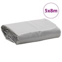 PLANDEKA PŁACHTA SZARA 5X8M 650 G/M²
