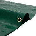 VidaXL Plandeka, zielona, 2,5x4,5 m, 650 g/m²