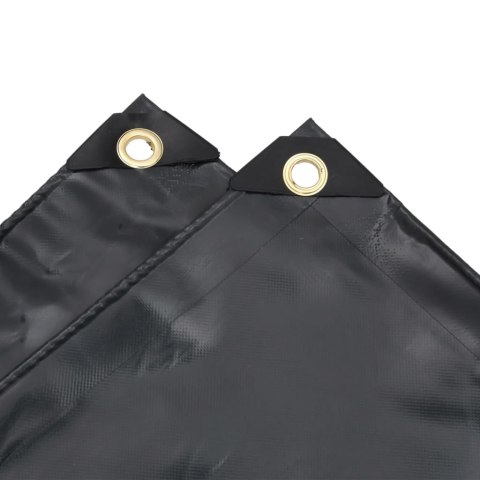 PLANDEKA PŁACHTA CZARNA 1,5X2,5M 650 G/M²