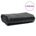 PLANDEKA PŁACHTA CZARNA 1,5X2,5M 650 G/M²