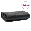 PLANDEKA PŁACHTA CZARNA 5X8M 650 G/M²