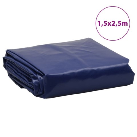 PLANDEKA PŁACHTA NIEBIESKA 1,5X2,5M 650 G/M²
