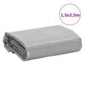 PLANDEKA PŁACHTA SZARA 1,5X2,5M 650 G/M²