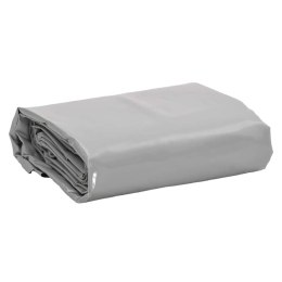 VidaXL Plandeka, szara, 4x6 m, 650 g/m²
