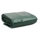VidaXL Plandeka, zielona, 1,5x10 m, 650 g/m²