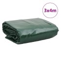 VidaXL Plandeka, zielona, 3x4 m, 650 g/m²