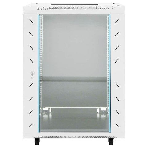 VidaXL Szafka serwerowa na kółkach, 15U, 19", IP20, 60x45x86 cm