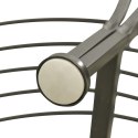 VidaXL Półokrągła ławka pod drzewo, 160 cm, stalowa