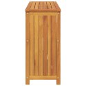 VidaXL Ogrodowy stolik konsolowy, 110x35x75 cm, lite drewno akacjowe