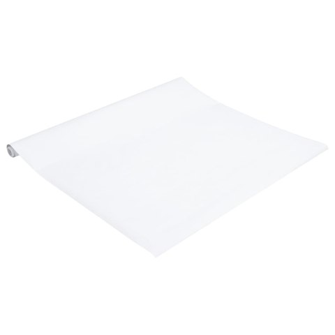 VidaXL Samoprzylepna okleina meblowa, matowa biel, 90x500 cm, PVC