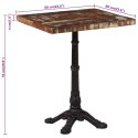 STOLIK BISTRO 60X60X76CM LITE DREWNO ODZYSKANE