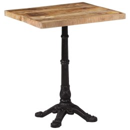 STOLIK BISTRO 60X60X77CM SUROWE DREWNO MANGO