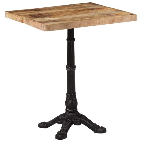 STOLIK BISTRO 60X60X77CM SUROWE DREWNO MANGO