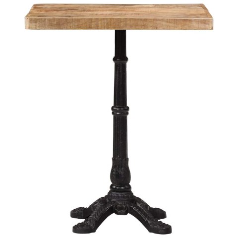 STOLIK BISTRO 60X60X77CM SUROWE DREWNO MANGO
