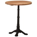 STOLIK BISTRO OKRĄGŁY Ø60X76CM LITE DREWNO AKACJOWE