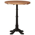 STOLIK BISTRO OKRĄGŁY Ø60X76CM LITE DREWNO AKACJOWE
