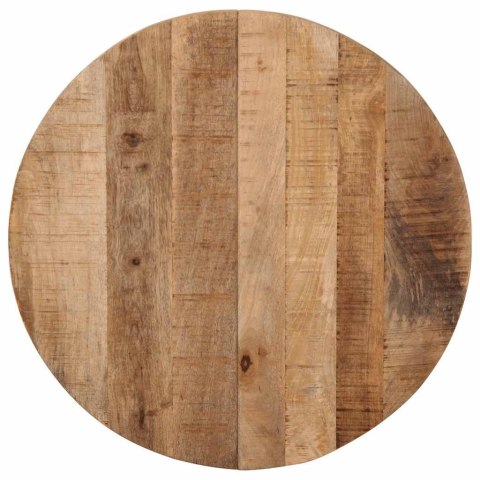 STOLIK BISTRO OKRĄGŁY Ø60X76CM SUROWE DREWNO MANGO