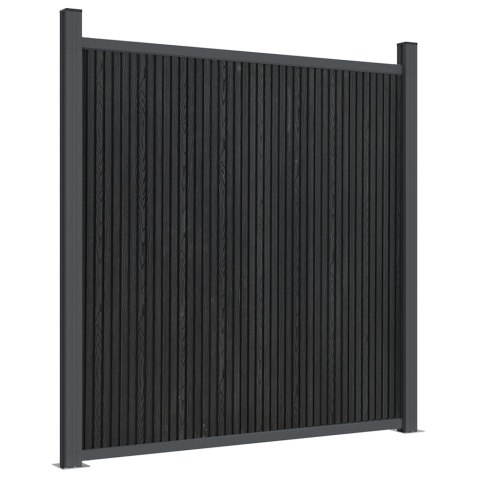 PANEL OGRODZENIOWY SZARY WPC 21X2X170CM