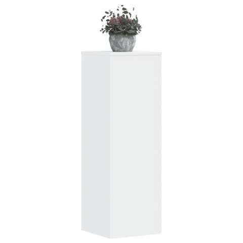 VidaXL Stojaki na rośliny, 2 szt., białe, 33x33x100 cm