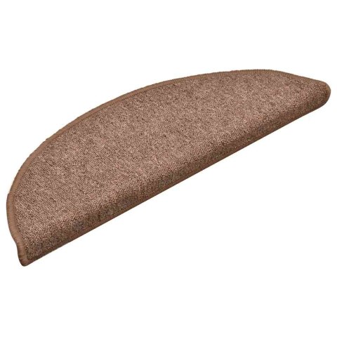 MATY NA SCHODY 30 SZT. 56X17X3 CM BRĄZOWE PÓŁOKRĄGŁE