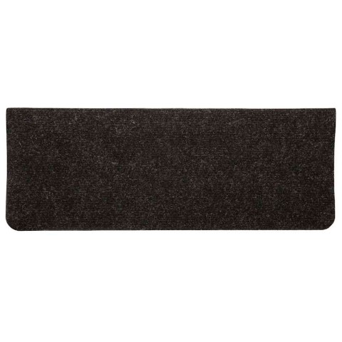 VidaXL Maty na schody samoprzylepne 30 szt. Antracyt 65x24,5x3,5 cm