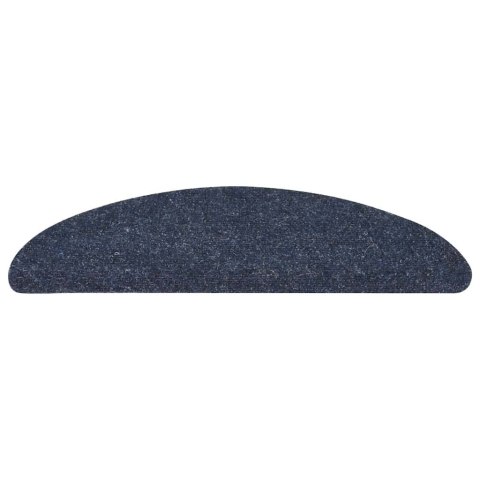 VidaXL Maty na schody samoprzylepne 30 szt. Niebieskie 56x17x3 cm