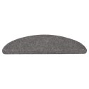 VidaXL Maty na schody samoprzylepne 30 szt. Szare 56x17x3 cm