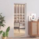 VidaXL Drzwi wewnętrzne, 83x201,5 cm, białe, szkło ESG i aluminium