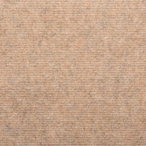 VidaXL Samoprzylepne nakładki na schody, 10 szt., beżowe, 56x17x3 cm