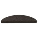 VidaXL Samoprzylepne nakładki na schody, 10 szt., czarne, 56x17x3 cm