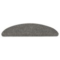 VidaXL Samoprzylepne nakładki na schody, 10 szt., szare, 56x17x3 cm