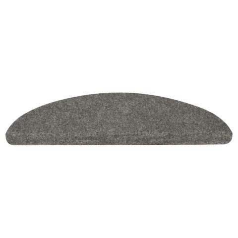 VidaXL Samoprzylepne nakładki na schody, 10 szt., szare, 56x17x3 cm