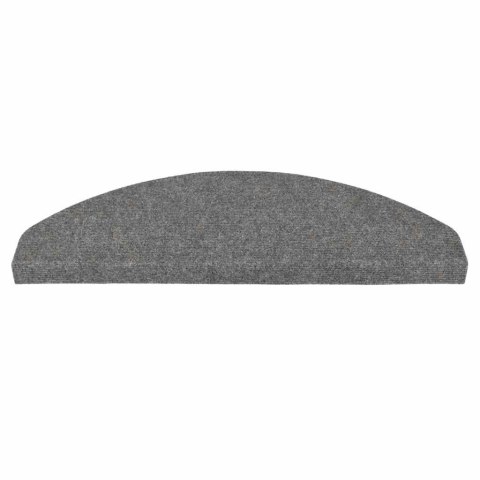 VidaXL Samoprzylepne nakładki na schody, 10 szt., szare, 65x22,5x3,5cm