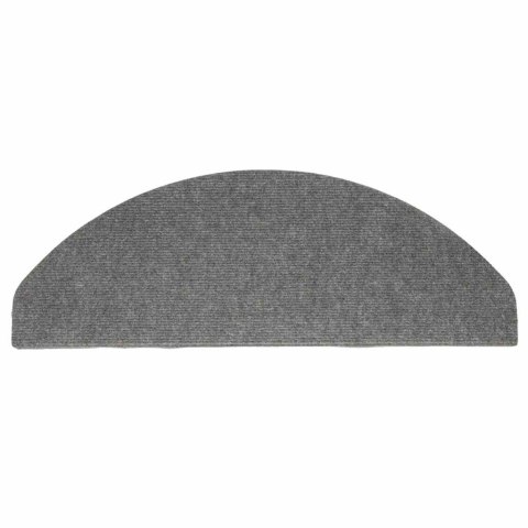 VidaXL Samoprzylepne nakładki na schody, 10 szt., szare, 65x22,5x3,5cm