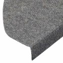 VidaXL Samoprzylepne nakładki na schody, 10 szt., szare, 65x22,5x3,5cm