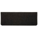 VidaXL Samoprzylepne nakładki na schody, 15szt., 65x24,5x3,5cm, czarne