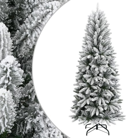 VidaXL Sztuczna choinka pokryta śniegiem, 240 cm, PVC i PE