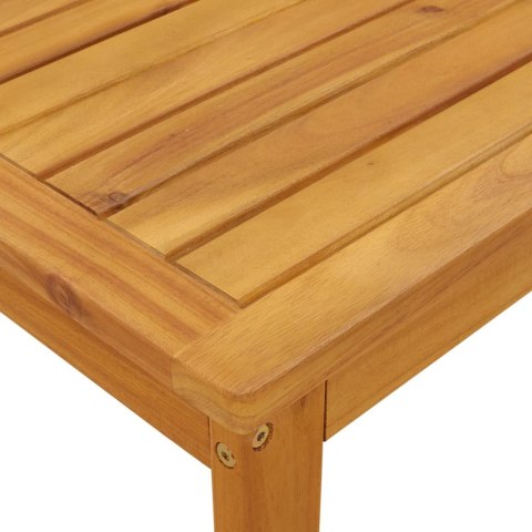 VidaXL Sofa ogrodowa i stolik z deseczek, lite drewno akacjowe