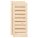 VidaXL Drzwi do szafek żaluzjowe 2 szt. 69x29,5 cm lite drewno sosnowe