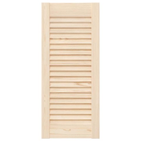 VidaXL Drzwi do szafek żaluzjowe 2 szt. 69x29,5 cm lite drewno sosnowe